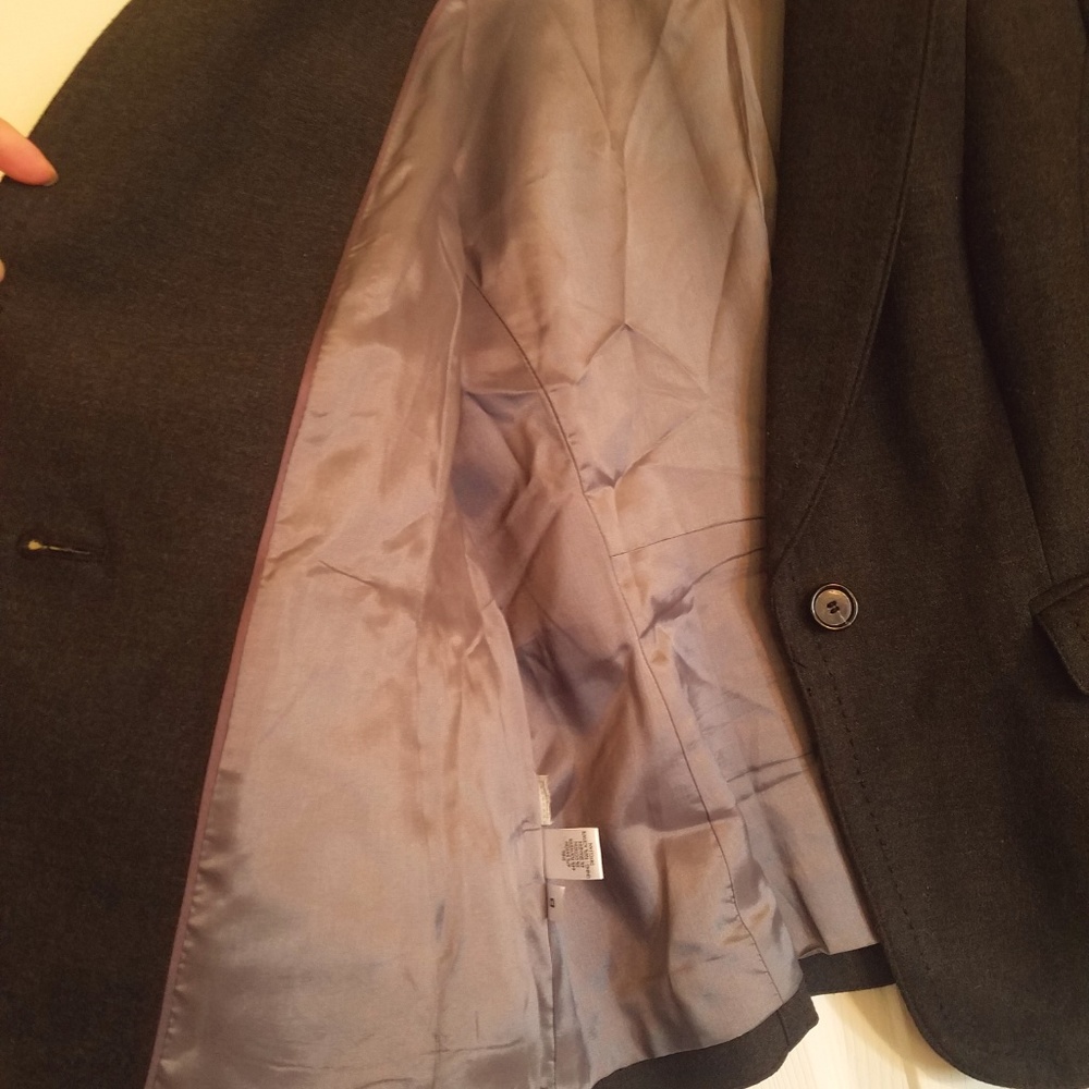 Ann Taylor Loft Gray Blazer Size 6 New Condition - Picture 6 of 8